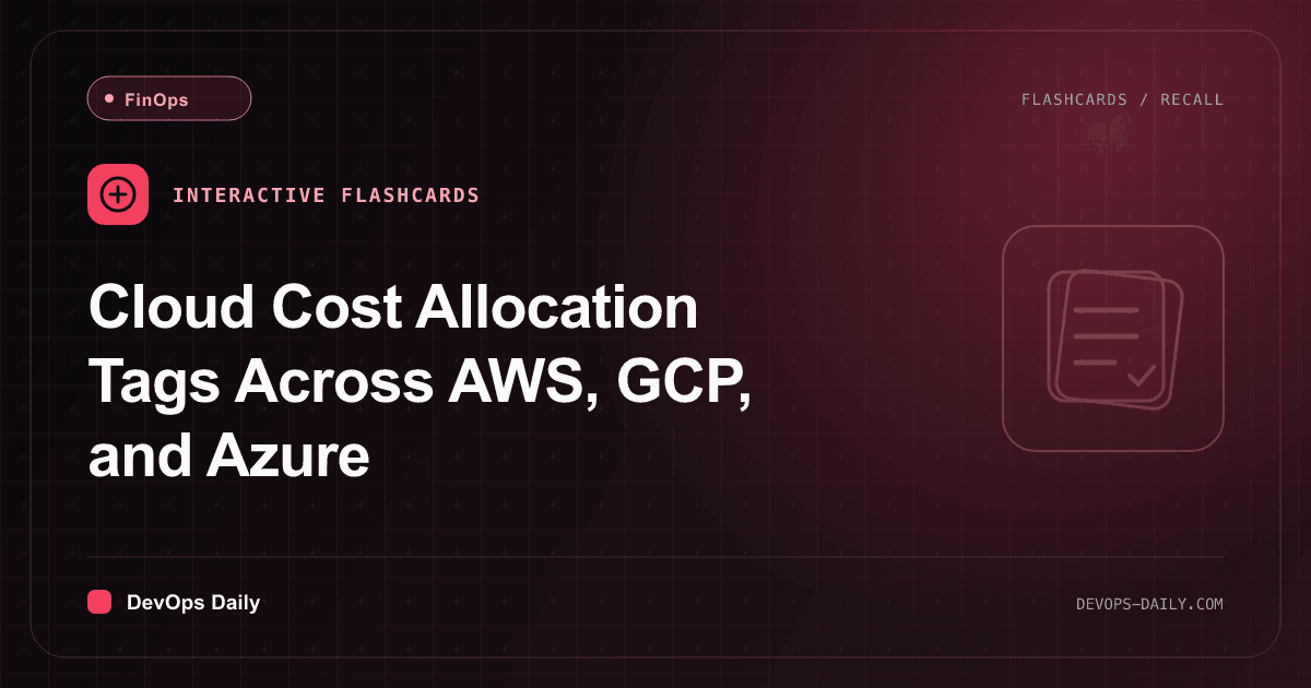 Cloud Cost Allocation Tags