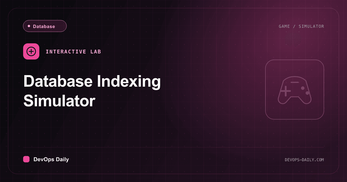 Database Indexing Simulator
