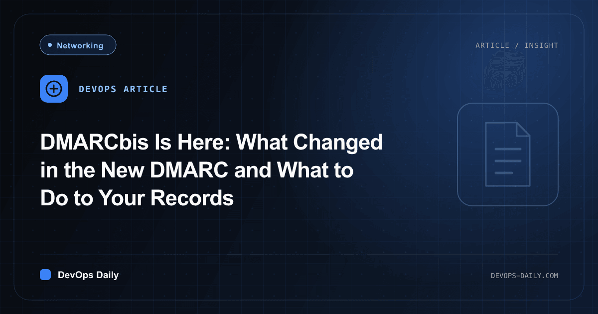 DMARCbis Is Here: What Changed in the New DMARC and What to Do to Your Records